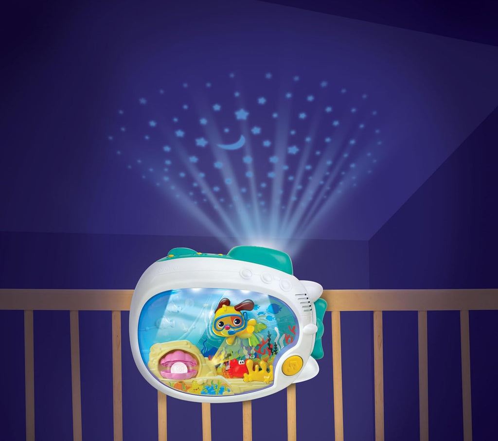 Winfun 3-in-1 Soothing Seas Nightlight - Musical Projector with Soft Glow & Calming Lullabies for Babies