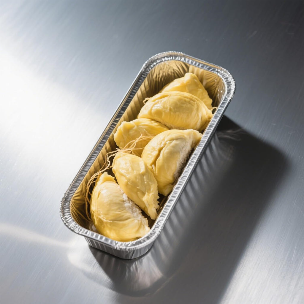 MANCHAP Foil Bread Baking Pans - 100 Pack Aluminum Trays for Food Storage | 8.6 x 4.5 x 2.4 Inch Silver