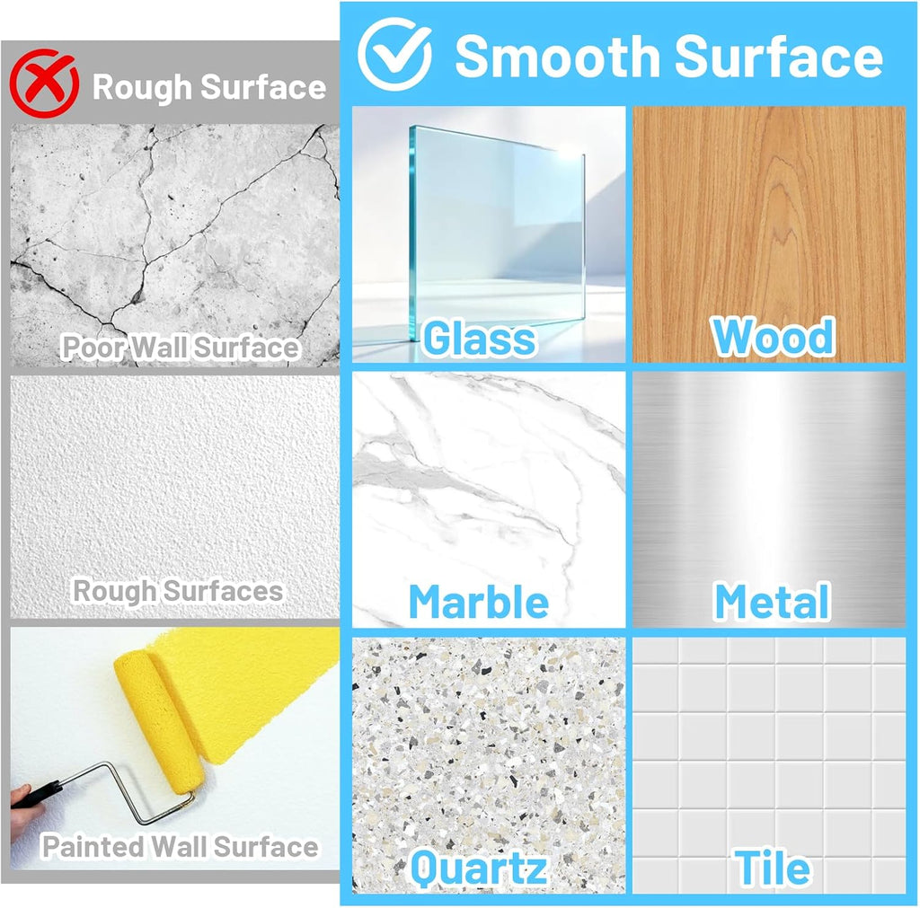 Skiennix Shower Caddy Adhesive Hooks - Waterproof, Strong Adhesive, No Drilling - 14 Pack