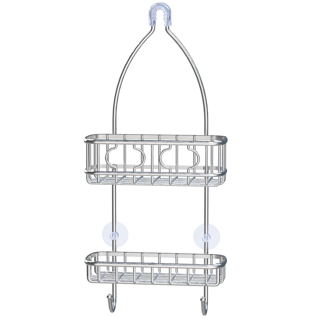 Simple Houseware Stainless Steel Bathroom Hanging Shower Head Caddy Organizer (24 x 10.2 x 4.25 inches)
