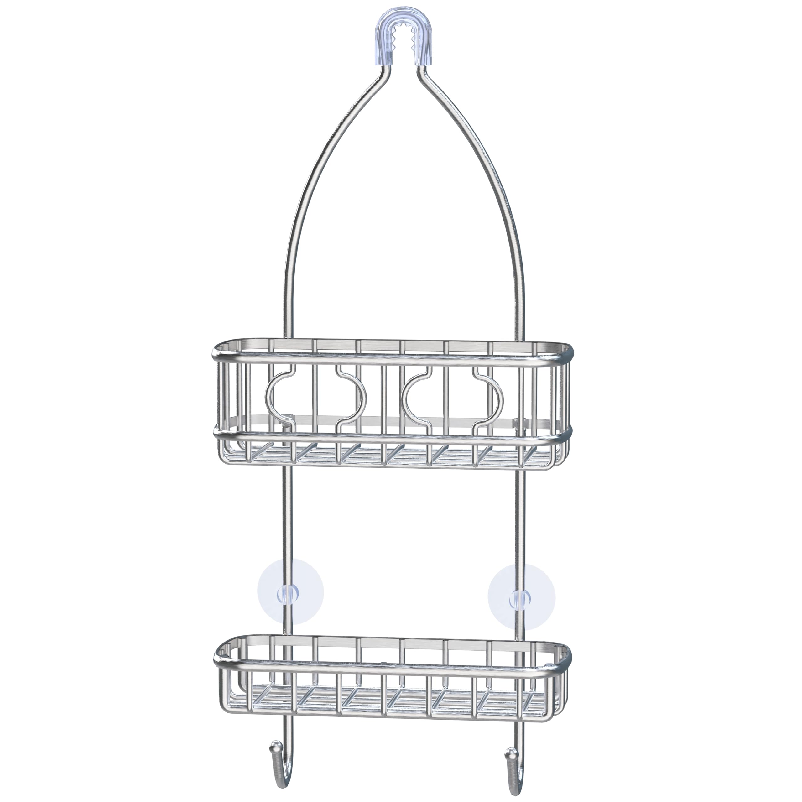 Simple Houseware Stainless Steel Bathroom Hanging Shower Head Caddy Organizer (24 x 10.2 x 4.25 inches)