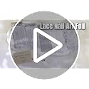 SmallCat 10 Pcs Lace Nail Art Transfer Foils Black and White Stickers