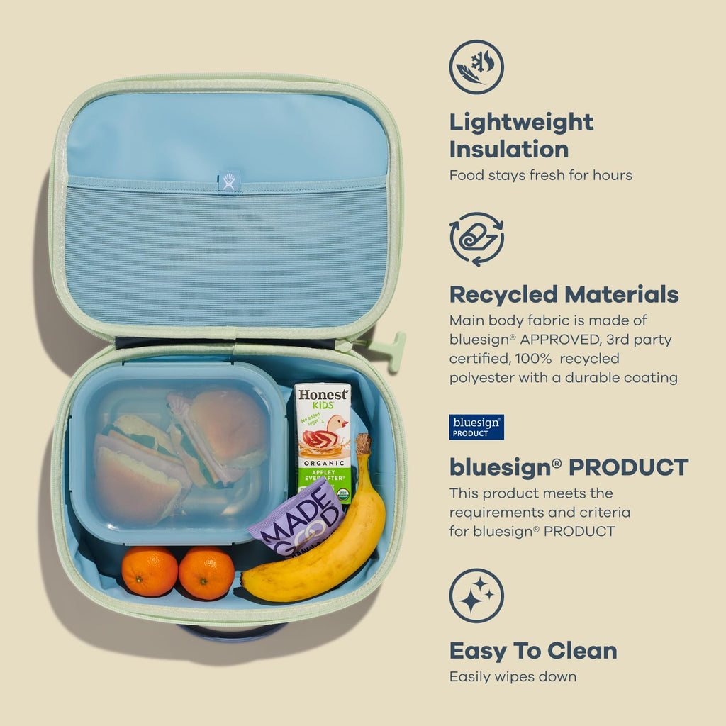Hydro Flask Lunch Box for Kids - Unisex for Girls or Boys - Insulated Lunch Bag for School in Dahlia Pink