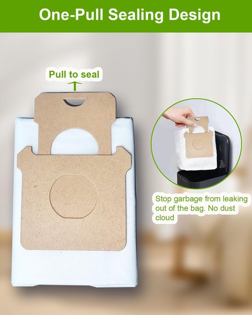 ApexOne 24 Pack Vacuum Bags for iRobot Roomba 104 Combo, 105 Combo, 105 Vac, Plus 405 (G185) (G181) Combo, Max 705 Vac, Max 705 Combo, Plus 504 Vac, Plus 505 Combo, Q0520, i, j, s Series Robot Vacuum
