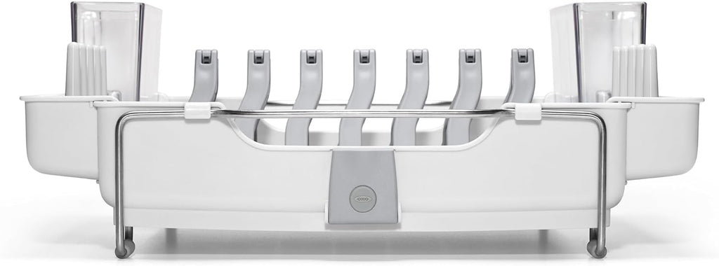 OXO Good Grips Foldaway Dish Rack - Space-Saving Design for Easy Drying | Durable and Stylish