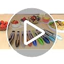 HOTEC 7-Inch Mini Silicone Kitchen Tongs - Heat Resistant Set of 3 (Light Green)