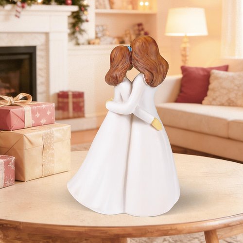 Being in Bloom Mom Birthday Gifts: 5.2” Mother and Daughter Resin Figurine - Sentimental Gift for Mom from Daughter - Mother’s Day and Christmas Keepsake