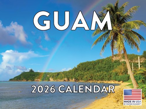 Guam Calendar 2026 Wall - 12-Month Scenic Souvenir Gift | American-Made Quality