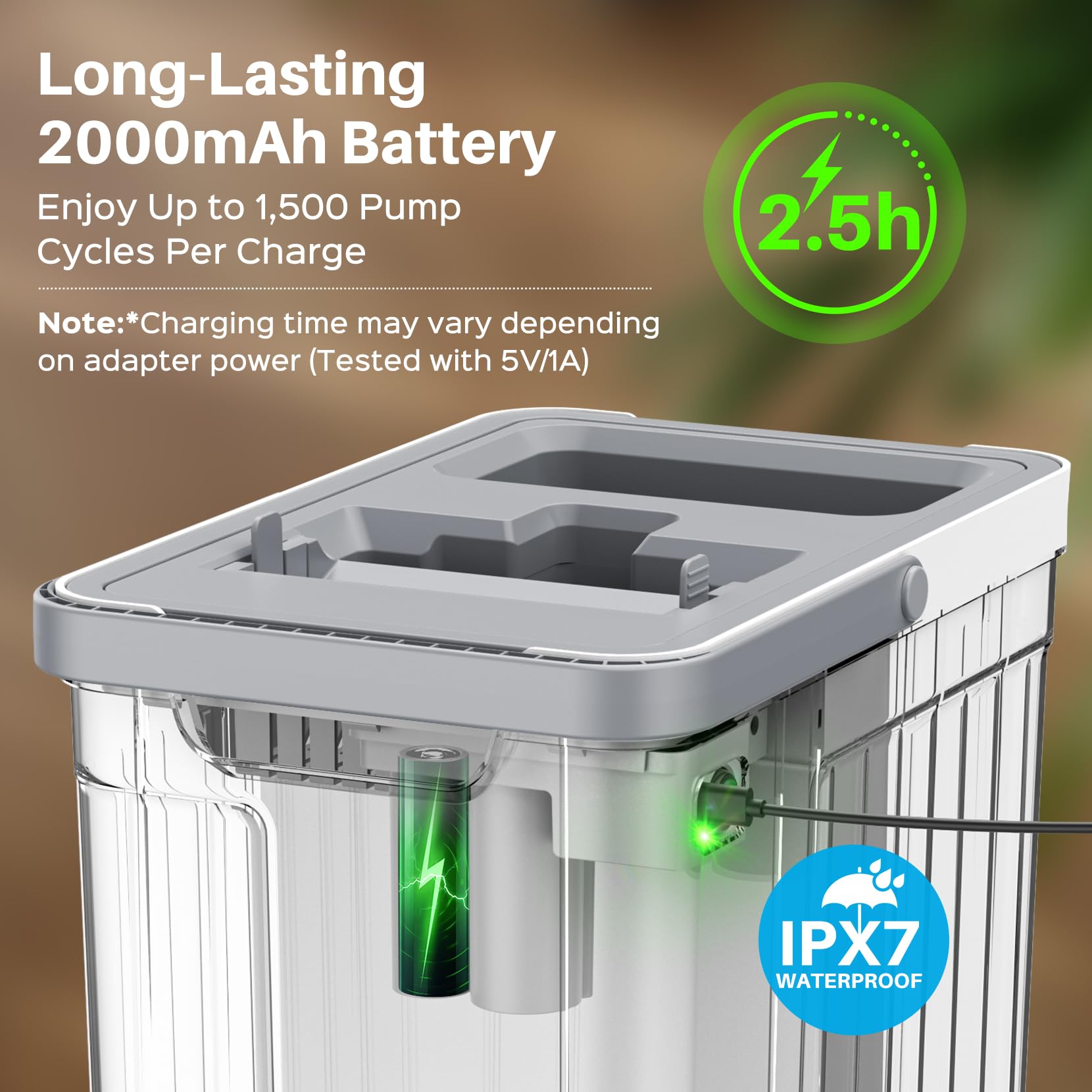 Mop and Bucket Set with AUTO Pump, 3-Zone Separate Dirty and Clean Water, Flat Mop and Bucket System with Wringer and Wheels, 3 Reusable Microfiber Pads, One-Touch Water Filling for Home Cleaning