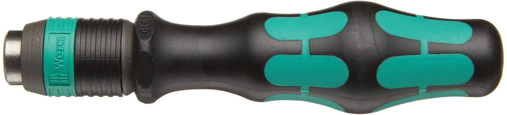 Wera - Kraftform 813 R Hexagon Bitholding Screwdriver | Quick-Release Chuck, 1/4" Head, 90mm Blade