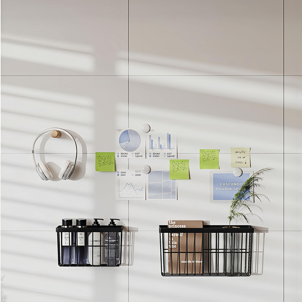 SleekStore Kitchen Cabinet Door Storage Box, Self Adhesive Wall Mounted,Wardrobe/Bathroom/Refrigerator Small Items Organizer,Oil bottle/Seasoning storage (3 Piece)
