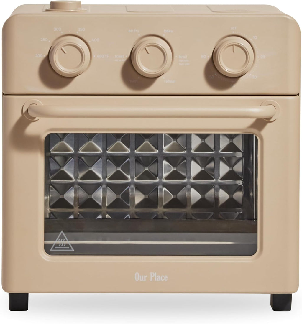 Our Place Wonder Oven - 6-in-1 Stainless Steel Air Fryer Toaster Oven Combo | 13 QT Capacity - Toast, Roast, Bake, Reheat, Broil & Steam