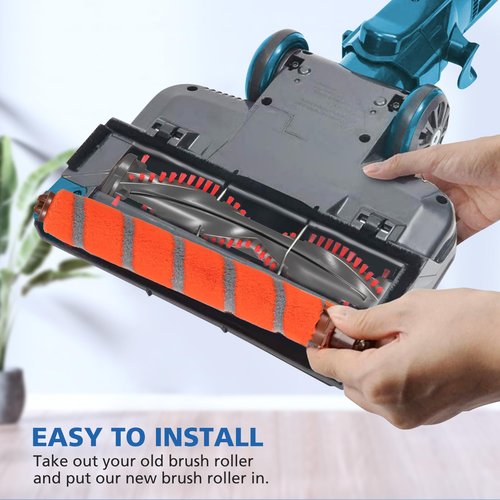 Brush Roller Replacement Kit Compatible with Shark DuoClean NV800, NV800W, NV801, NV801Q, NV803, UV810, HV380, HV380C, HV380W, HV381, HV381C, HV382, HV382BRN, HV383, HV384Q Vacuum Cleaner, 8.74IN