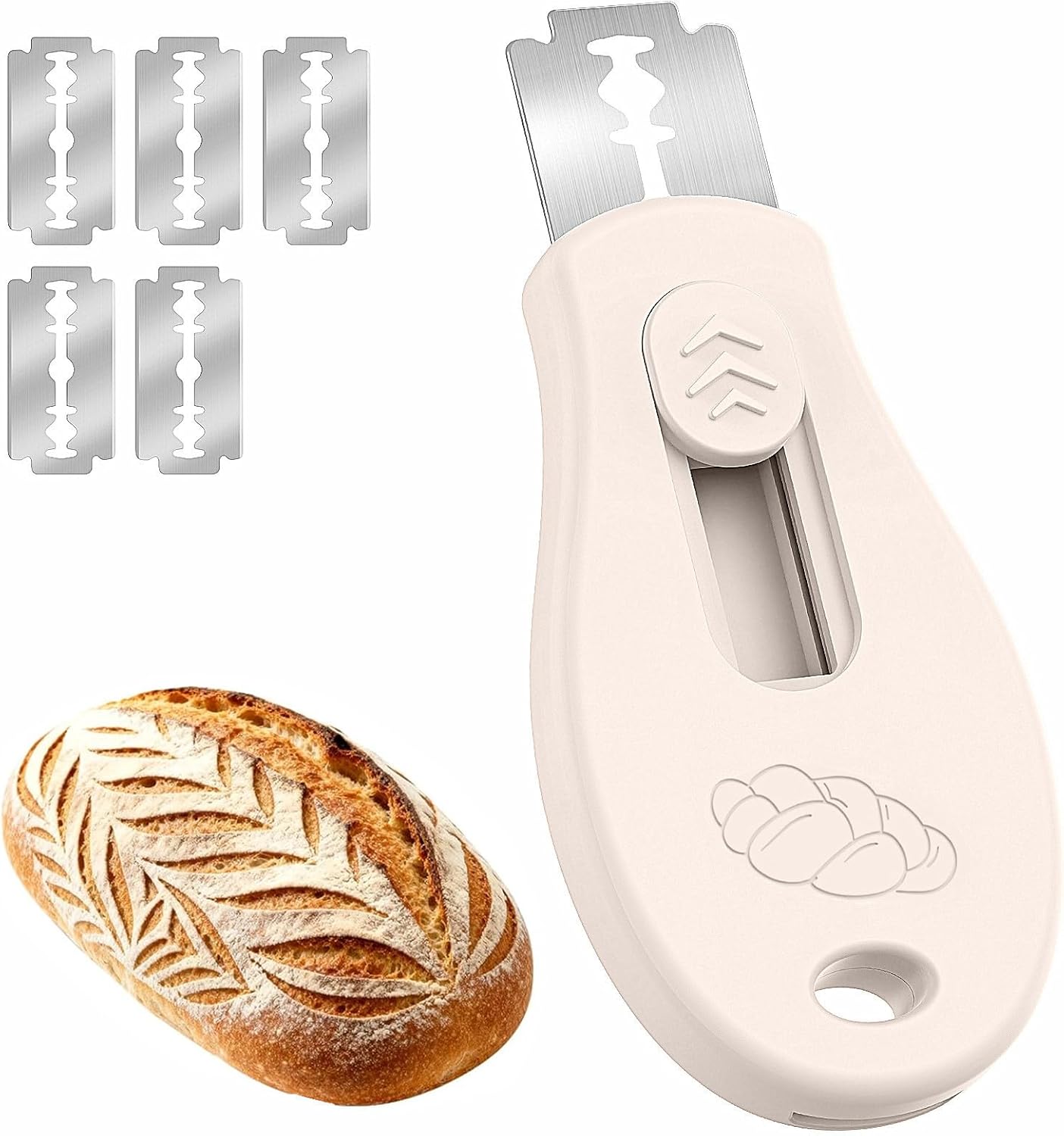 Skiennix Bread Lame Sourdough Scoring Tool Set - Includes Oven Mitts, Kitchen Towels & Pot Holders