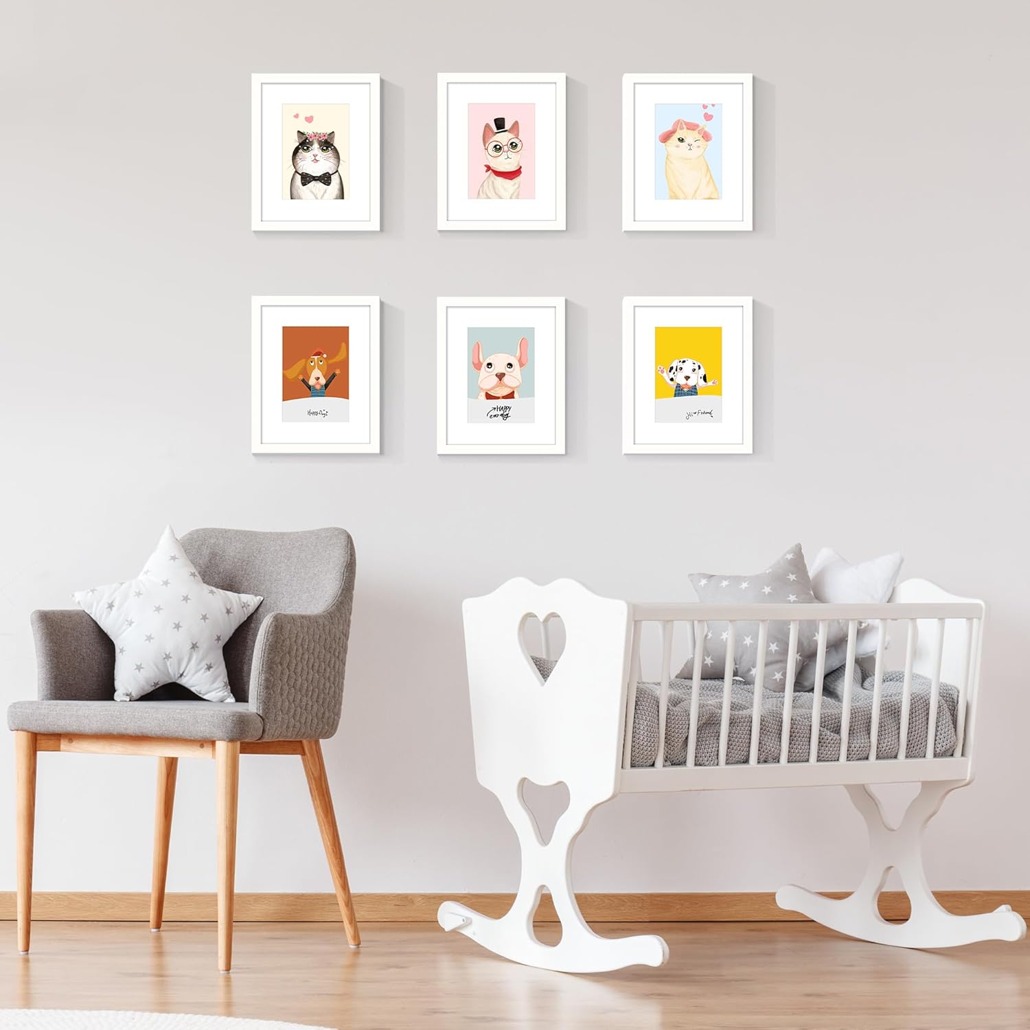 Upsimples 8x10 Picture Frame - Versatile Display for 5x7 with Mat or 8x10 Without Mat | White, 1 Pack