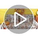ONWAY Fall Decorative Pillow Cover 12x20 Inch - Orange