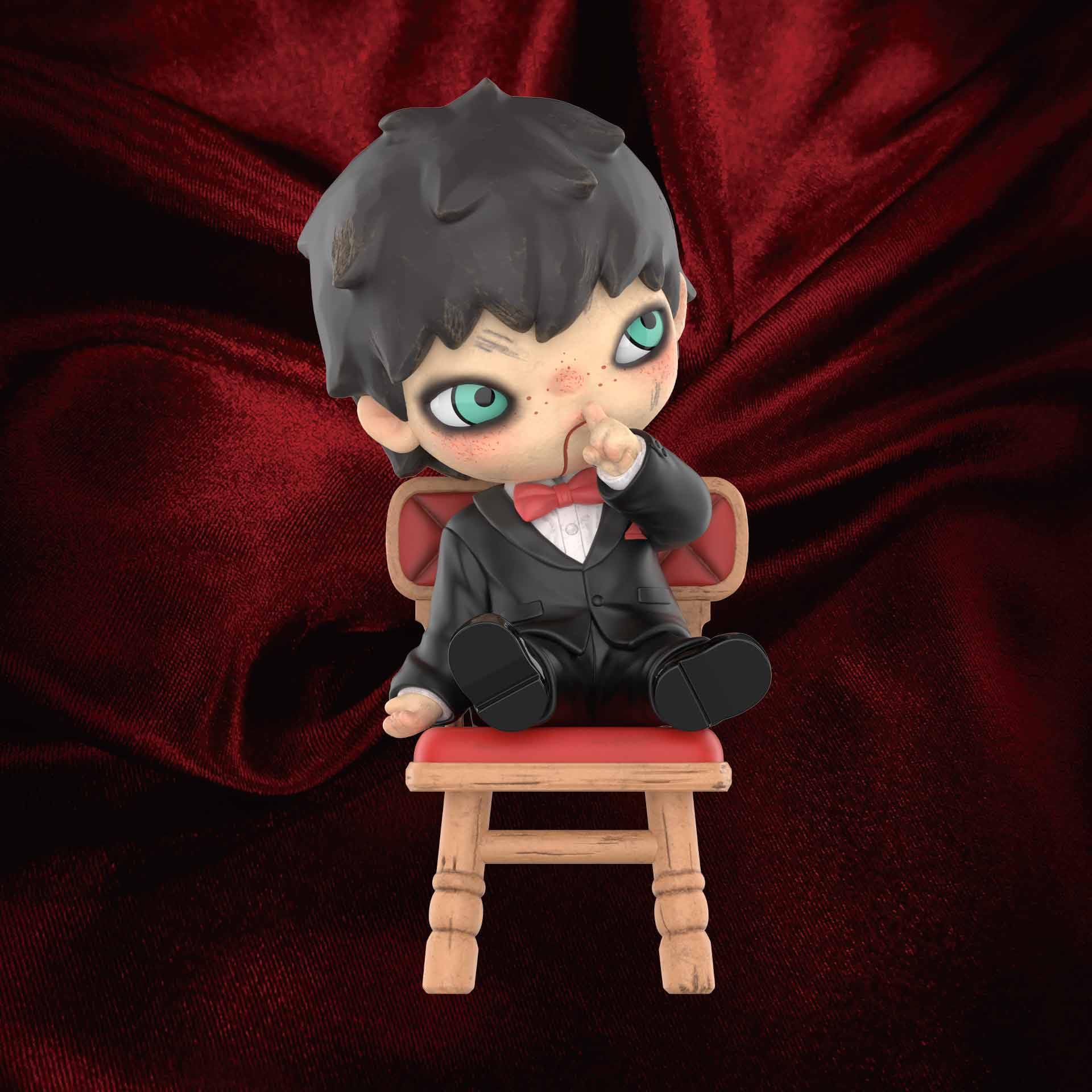 POP MART Hirono × Dead Silence Figure, 3.94 inches Height, Toys for Modern Home Decor, Collectible Toy Set for Desk Accessories