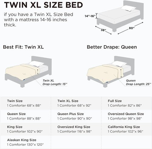 Bedsure Comforter Duvet Insert - All-Season Twin XL Quilted Down Alternative Bedding, Pink 92 x 68 Inches