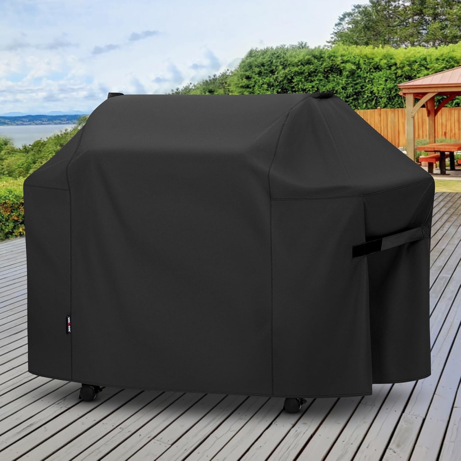 Unicook Grill Cover - Heavy Duty Waterproof Protector for Weber Summit 600 Series | Fade Resistant BBQ Cover