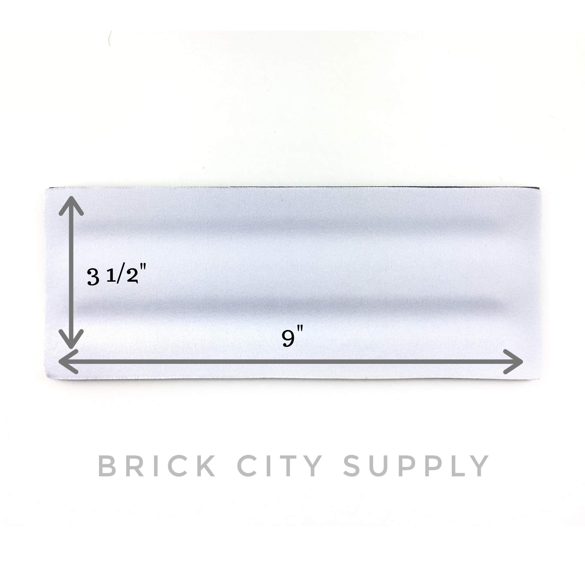 White Slap Can Cooler Blanks-Sublimation or Vinyl. Neoprene Bulk Party favors (20)
