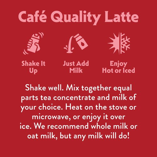 STASH Double Spice Chai Latte - Dairy Free Plant Based Tea Concentrate - Caffeinated - 32 fl oz, 5 Servings (Pack of 6)