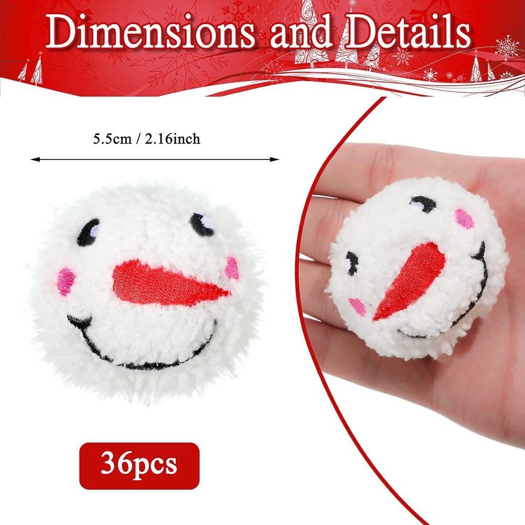 Sumind 36-Piece Snowball Fight Balls Set - Reusable Soft Snowflake Balls for Winter Fun | Indoor & Outdoor