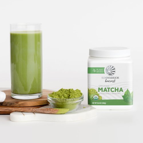 Organic Matcha Green Tea Powder Culinary Grade Matcha for Smoothies Baking Lattes Vegan Sugar & Dairy Free 225 Servings Sunwarrior