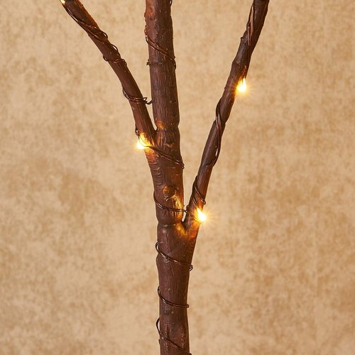 Hairui Lighted Brown Branches - 100 LED Fairy Lights with Timer | 30-Inch Willow Branch Decor for Indoor/Outdoor Holiday Use