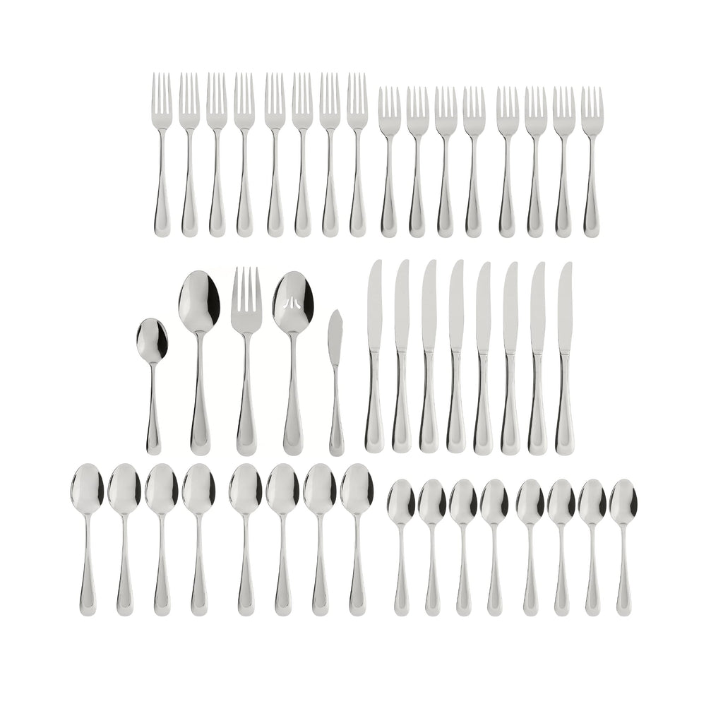 Oneida Satin Sand Dune Flatware, 45 Piece, Multi & Satin Sand Dune Everyday Flatware Teaspoons, Set of 4