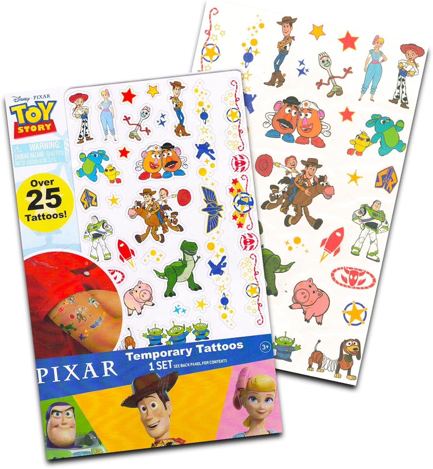 Toy Story Fleece Blanket Set - Bundle with Soft Blanket Plus Tattoos, More for Kids, Adults, Children | Cozy Toy Story Fleece Blanket 40" x 50