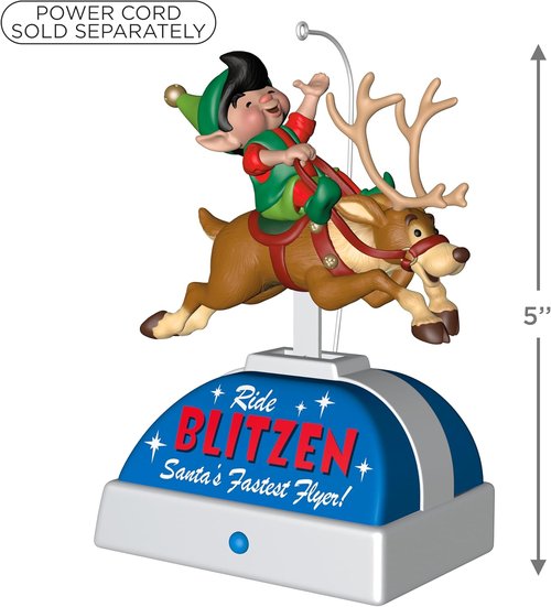 Hallmark Keepsake Christmas Ornament - Merry Mechanical Ride with Motion & Music | Unique Holiday Gift