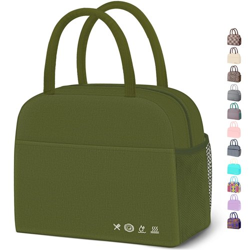DALINDA Lunch Bag Women,Lunch Box for Women Men Reusable Insulated Lunch Tote Bag High Capacity for Travel Work Picnic