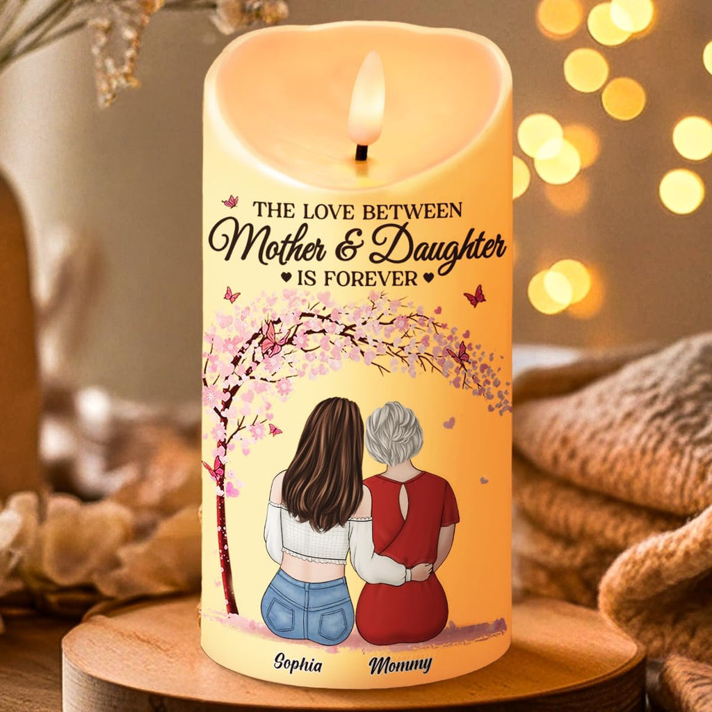 Regine Switzerland Personalized LED Flameless Candles - Mother & Daughter Gifts for Any Occasion