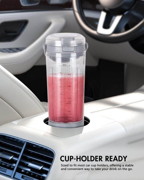 Blade Cover & Vessel Cap Set for Ninja Blast Portable Blender - Compatible with BC100/BC151 Series - Leakproof Food-Grade Blender Accessories, Dishwasher-Safe Replacement Parts for Portable Blenders