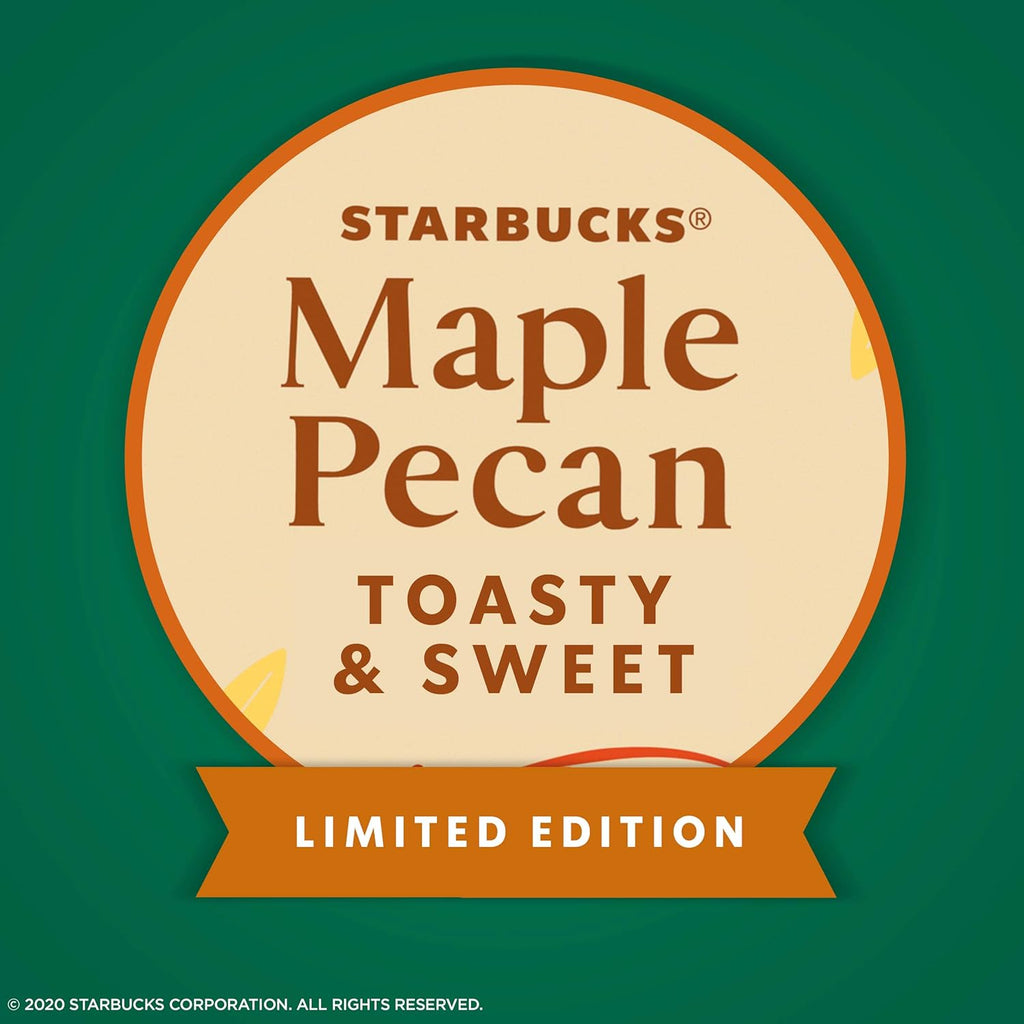 Starbucks Coffee K-Cup Pods - Maple Pecan Flavor - 22 Count for Rich, Aromatic Brews