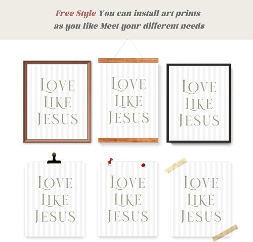 LARTSFRO Coquette Beige Bow Wall Art Decor - Inspirational Christian Posters for Teen Girls | Set of 4 Unframed 10x8 Inch