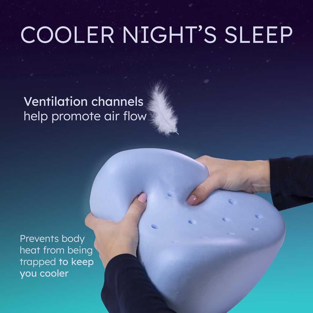 Contour Legacy - Leg & Knee Foam Support Pillow for Side Sleepers | Soothing Relief for Back, Hips, & Joints