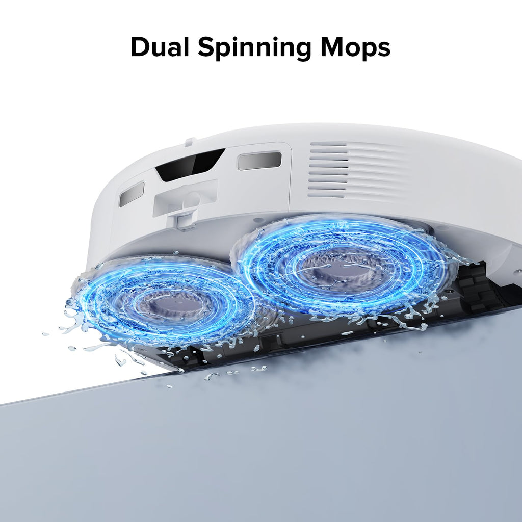 roborock 4 Pack Microfiber Mop Cloths Qrevo Curv, Qrevo Curv S5X, Qrevo Edge Robot Vacuum, Mop Pad Replacement Accessories