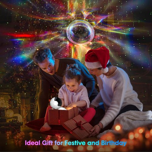 Robot Galaxy Lights Projector, APP Control Star Projector Nebula Light with Remote - Galaxy Star Night Light for Bedroom with Timer and White Noise Kids Adult Gifts for Christmas Birthdays
