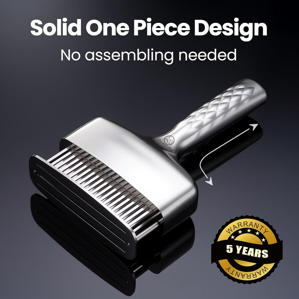 Meat Tenderizer Tool - Stainless Steel Blade with Extra Long Handle | Rustproof One-Piece Design