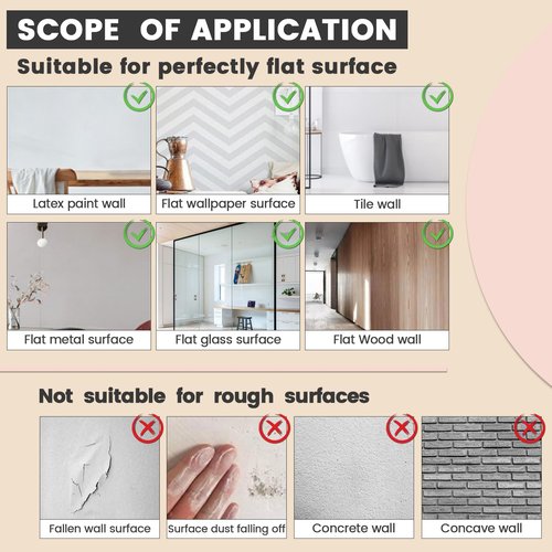 iCAGY Acrylic Self Adhesive Mirror Sheet for Wall, Plastic Non Glass Sticky Kid Safety Mirror Tiles for Wall 20x57 inch 1Pcs
