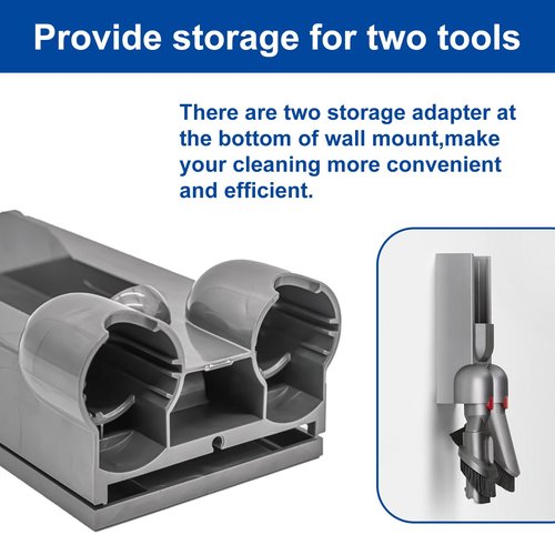 Bolan-Tech Vacuum Cleaner Docking Station - Wall Mounted Accessories Bracket Compatible with Dyson Gen5 Detect Absolute Vacuum Cleaners