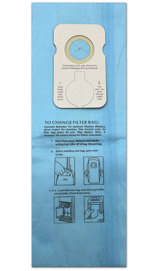 EnviroCare Replacement Micro Filtration Vacuum Cleaner Dust Bags made to fit Riccar 8000 Simplicity 7000 Type B 6 pack