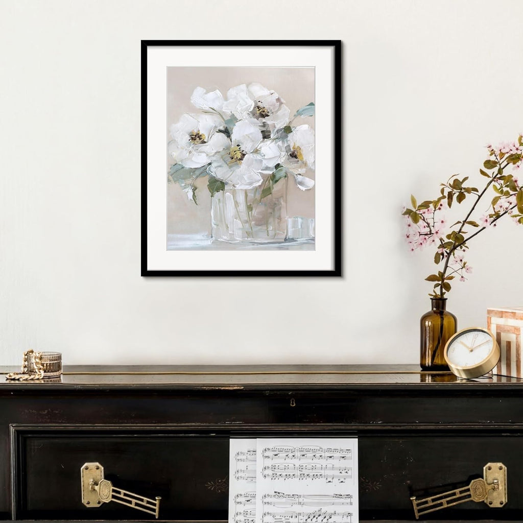 Upsimples 20x24 Picture Frame - Versatile Display for 16x20 Photos with Mat or 20x24 Without - Black, 1 Pack