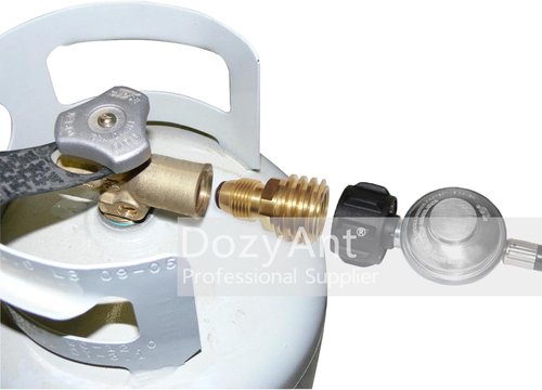 DOZYANT Propane Tank Adapter - Convert POL LP Tank to QCC1/Type1 Hose or Regulator | Easy Upgrade