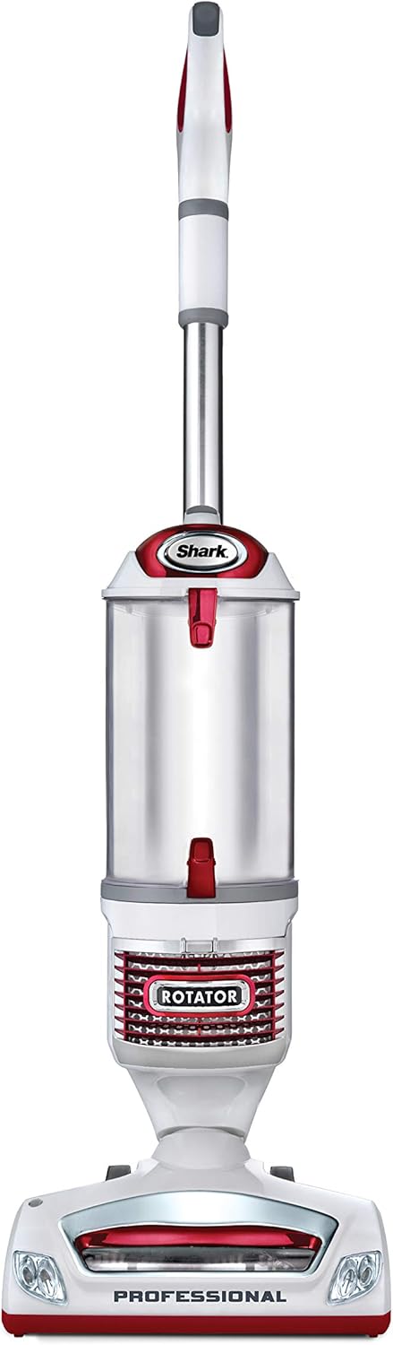 Shark NV501 Rotator Vacuum - Professional Lift-Away with HEPA Filter & LED Headlights | White/Red