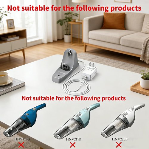 Black + Decker Charging Dock - 8.2V 150mA Replacement Charger for HNVC215B & HNVC220B Handheld Vacuums