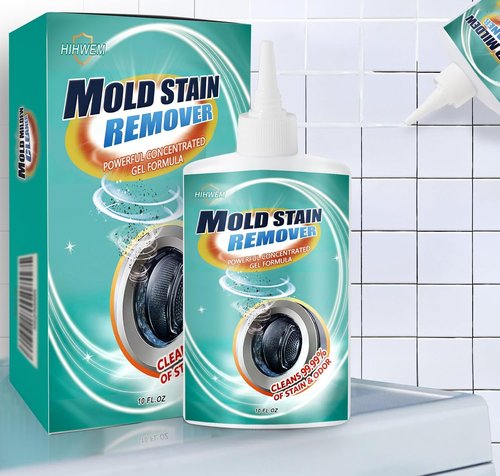 Bleach Stain Remover Gel - Heavy-Duty Tile Grout Cleaner for Bathroom & Kitchen | 10 Oz Multipurpose
