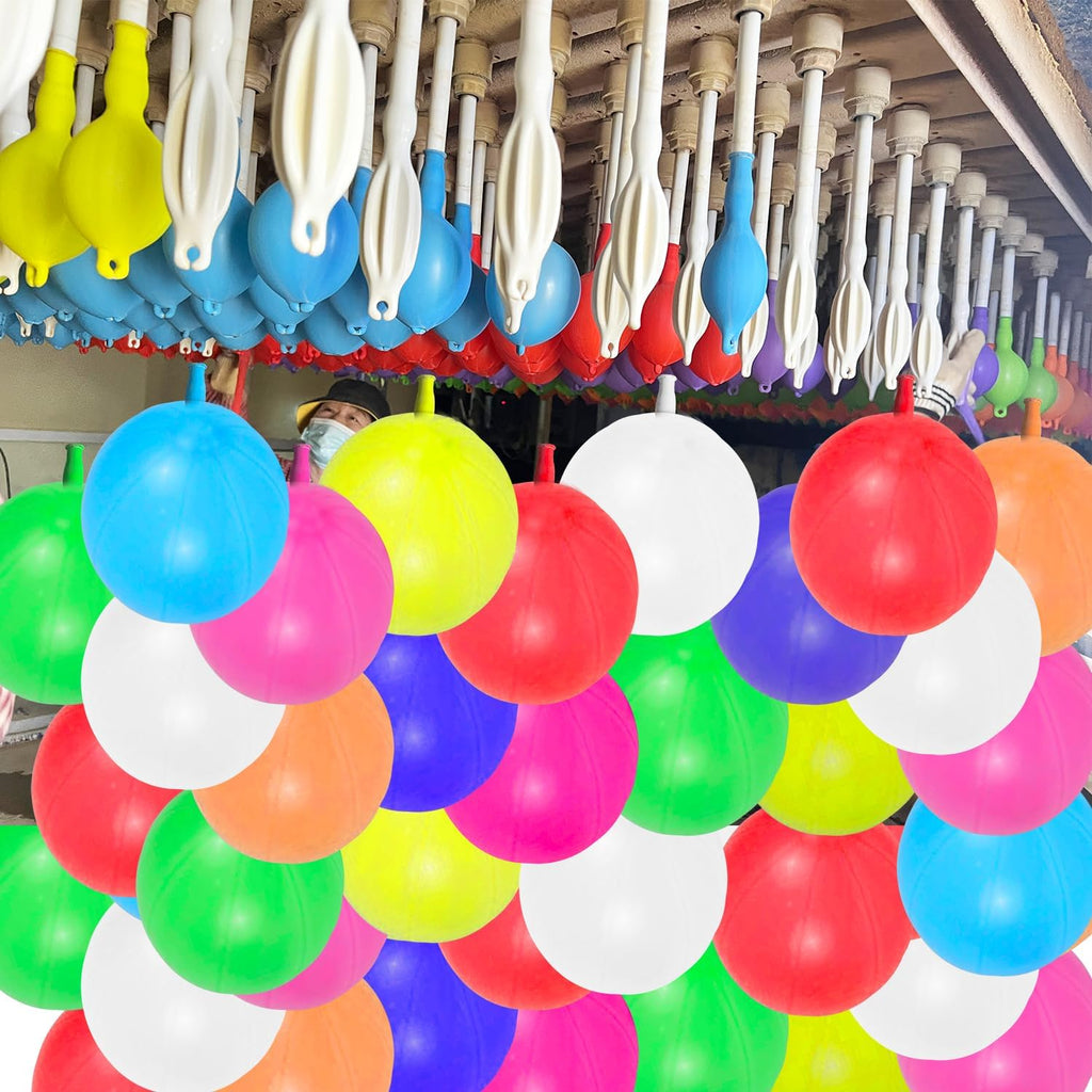 Neon Punch Balloons - Heavy Duty Party Favors for Kids | 40-Pack Sensory Toys & Easter Basket Stuffers