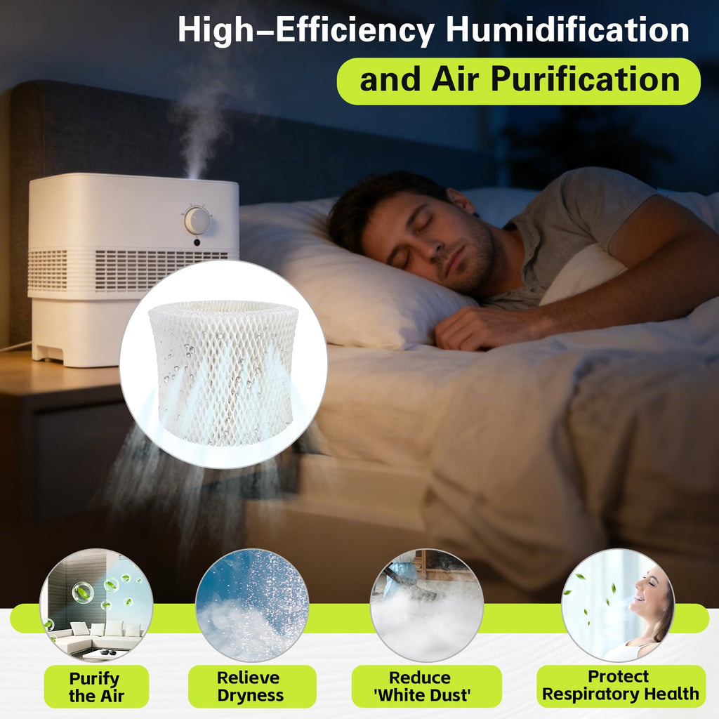 Xastro Upgraded Thickened Humidifier Wick Filter 2-Pack for Pelonis PSU10E1BB, PSU10E1WW, PSU10E2FWW, PSU10E2FBB - Replacement Humidifier Wicking Filter Compatible with Pelonis Humidifier